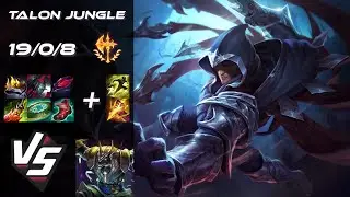JUNGLE Talon vs Nasus - EU Challenger Patch 25.22
