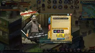 Naruto English Online MMO - How to beat Strong Approaching Hanzo Attacks Difficult Level