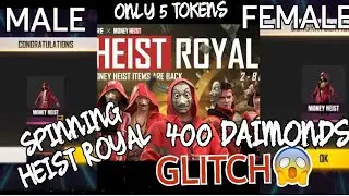 SPINNING MONEY HEIST ROYAL GLITCH