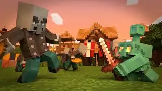 COPPER GOLEM ARMY - Iron Golem vsPillager Army (Minecraft Movie Animation)  @cubus_maximus 