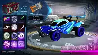 Rocket League Opening 50x Triumph Crate (It Feels Like Christmas)