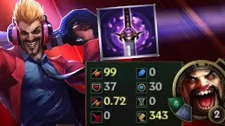 Youmuu's Ghostblade on Draven 99 AD AT LV 2!! NEW RUNES AND BUILD FOR DRAVEN