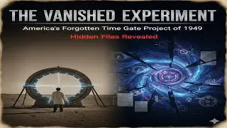 THE VANISHED EXPERIMENT America&rsquo;s Forgotten Time Gate Project of 1949  Hidden Files Revealed