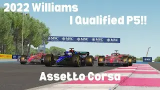 I Qualify P5, In A Williams!! 2022 French Grand Prix: Assetto Corsa