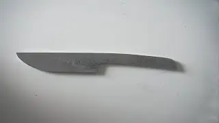 Making a Bushcraft knife: Profiling Part 1 - Knife makers Vlog #2 [Greek]