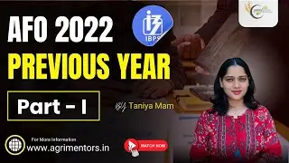AFO 2022 Previous Year Question Paper Discussion | Part I