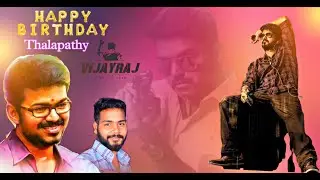 How to make Vijay Birthday banner design tutorial PicsArt editing