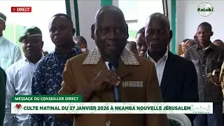 MESSAGE MATINAL DU CONSEILLER DIRECT PAPA ANDRE MBENZA KIANGANI DU 27 JANVIER 2026 A NKAMBA