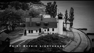 An Incredible lighthouse in an incredible location-Point Betsie Lighthouse near Frankfort, MI. In 4K