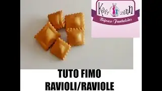 TUTO FIMO POLYMERE Ravioli/Raviole miniature food EN PATE POLYMERE