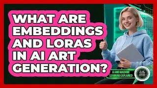 What Are Embeddings And LoRAs In AI Art Generation? - AI and Machine Learning Explained
