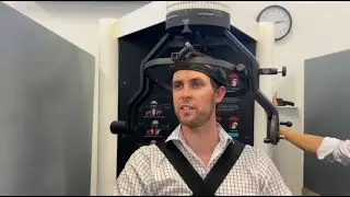 Chris uses the NEW Neck Machine!