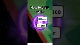 How to craft gojo aura in aura craft#aura #roblox #craft
