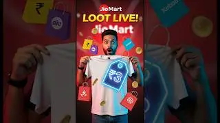 JioMart Loot LIVE! | ₹199 Shopping par ₹50 OFF Code 100% Working Today! | ₹3 T-Shirt Loot Trick