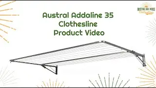Austral Addaline 35 Clothesline Product Video - Australian Made Clothesline