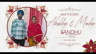 🔴[LIVE] || WEDDING DAY || AKASHDEEP ❤️ MANDEEP || SANDHU STUDIO MAKHU MOB. 98551-14027