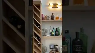 Wine rack from White Oak plywood #woodworking #woodwork #carpentry #wine #alcohol #kitchen #diy