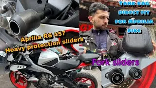 Aprilia rs 457 tankbag and all protection accessories best quality 🔥🔥 #apriliars457 #apriliabikes