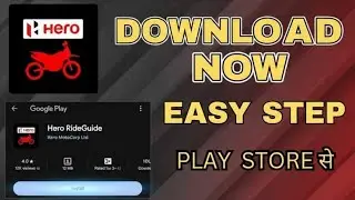 Hero Ride Guide App Download Kese kare | how to connect splendor xtec bluetooth #splendorxtec