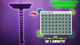 EASY ENDERMAN XP FARM in Minecraft Java and bedrock 1.21+ @DhaMo69