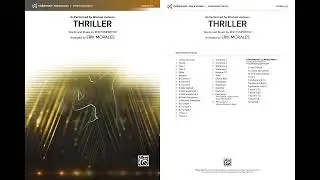 Thriller, arr. Erik Morales – Score & Sound
