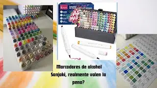 #unboxing 120 Alcohol Markers 😱 (Sanjoki)