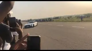 Ibrahim Mahama Drifting his   $90,000 AMG GT car
