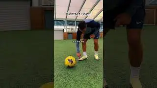 Soccer Shooting Drill | Free kick Tutorial 👌🏼 #freekick #football #shootingdrills