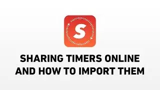 Sharing Timers Online and How to Import Them | Seconds Interval Timer | iOS