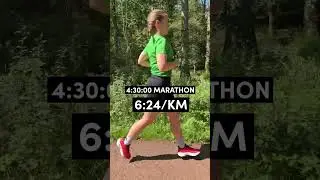 What Marathon Paces Look Like #running #shorts