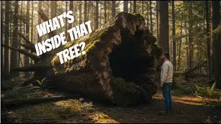 A Huge Hollow Tree Became a Perfectly Hidden Modern Shelter | Silent Survival ASMR