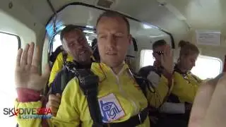 Mon saut en parachute en tandem &agrave; Spa (Skydive Spa)