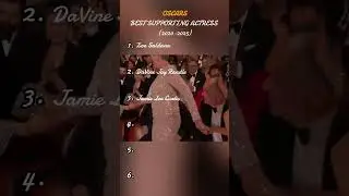 BEST SUPPORTING ACTRESS OSCAR FROM 2020-2025!  #oscars #movie