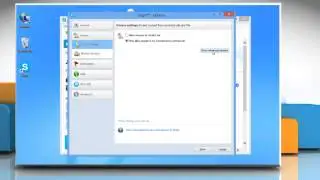 How to manage Skype&reg; privacy settings on a Windows&reg; 8 PC