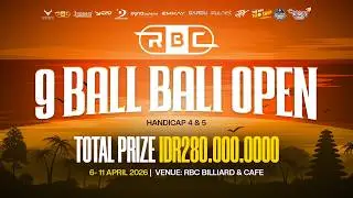 KEANU [CARABAO] VS AHONG [LUCKY CAT] RBC 9BALL BALI OPEN - QUALIFICATION