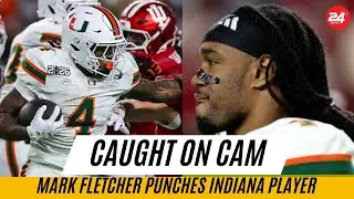 CAUGHT ON CAM: Mark Fletcher PUNCHES Indiana Player After Loss