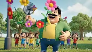 Mr Phong Aur Magic Fan | Funny Kids Cartoon Story | Magical Park Adventure | Urdu Cartoon