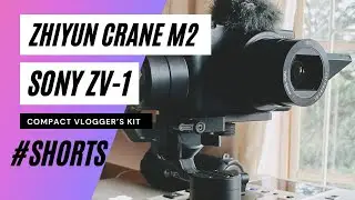 Zhiyun Crane M2 Gimbal & Sony ZV-1 Cinematic Setup. #shorts