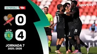 Resumo: Leix&otilde;es 0-4 Sporting CP B - Liga Portugal Meu Super | sport tv
