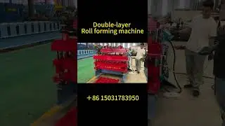 Double glazed tile roll forming machine commonly used in African market #rollformingmachine