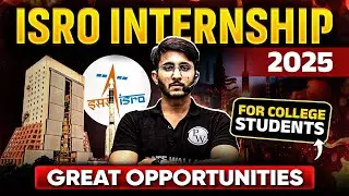 ISRO Internship 2025 💥Free Internship + Certificate | Government Internship for Engineering Students
