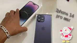 IPHONE 14 PRO MAX DEEP PURPLE UNBOXING 💜 || INTERNATIONAL STUDENT || CHRISTMAS SPECIAL🎄