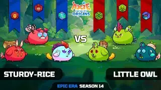 STURDY-RICE vs LITTLE OWL | SEASON 14 | AXIE INFINITY ORIGINS