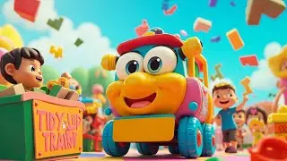 The Tidy-Up Train 🚂 | Fun Clean-Up Song for Kids | Learn to Organize Toys at by