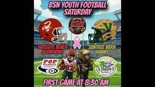 BSN YOUTH FOOTBALL SATELLITE BEACH AT SUNTREE VIERA 9U