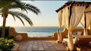 Luxury Mexican Resort Ocean Ambience 🌴 3 Hours of Relaxing Waves & Sunset Views