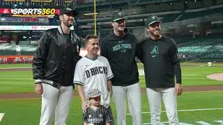 Actor Turned NASCAR Driver, Frankie Muniz, Throws Out First Pitch