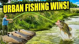 Urban Bass Fishing at Industrial Ponds (Hidden Fishing Gems)