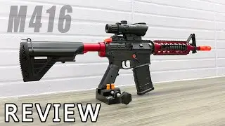 Обзор распаковки гелевого бластера M416 SLR Wannabe