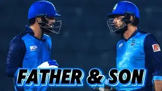 Afghanistan star Cricketer Mohammad Nabi & his Son playing in same team | Father & Son Proud moments